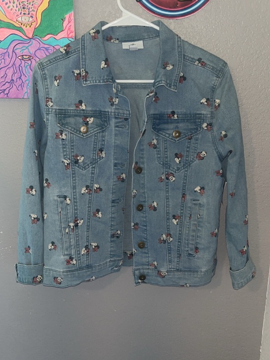 Disney Jackets & Blazers - Light Blue Denim Jacket with Minnie Mouse